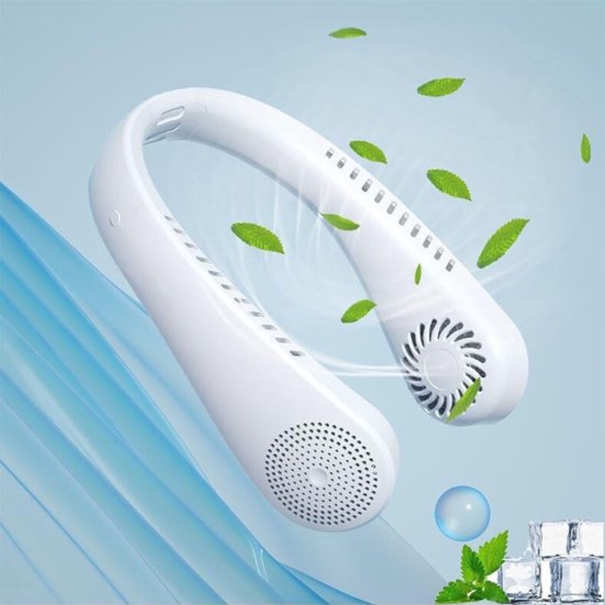 Nekventilator - Nek Ventilator - Nek Ventilator met Koeling - Nekventilator - Nekventilator - Nek Airco - Gezichtsventilator - Hoofd Ventilator - Draagbare Nek Ventilator