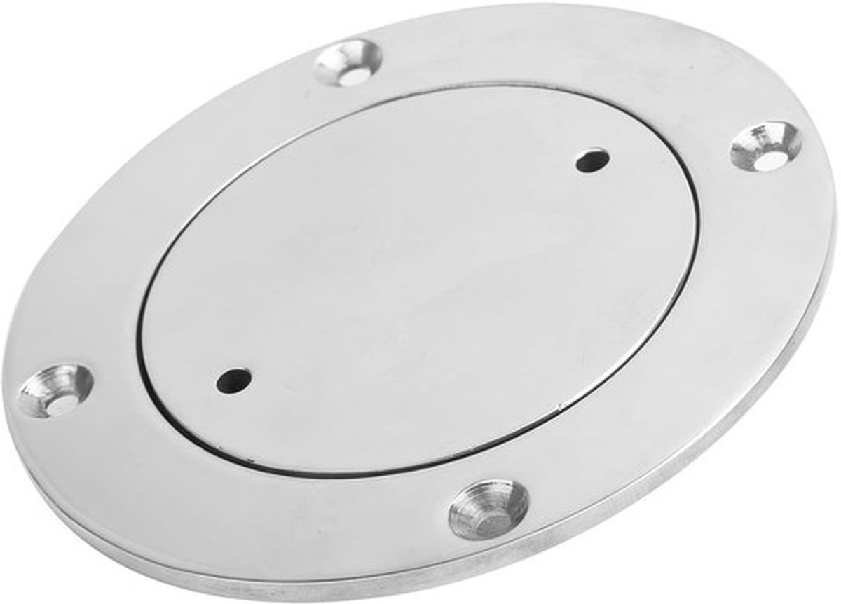 Bootdeksel, 3in RVS Ronde Toegangshatch Hardware Met Afneembare Deksel En Sleutel, Spiegelschoon Maritieme Bootaccessoires Inspectie Hatchplaat Voor RV Marine