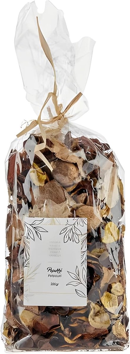 SnelShoppen - Pot-Pourri Bag 140g Vanille Geur - Natuurlijke Decoratie & Geurverspreider voor Thuis, Duurzaam en veelzijdig, Perfect als Cadeau