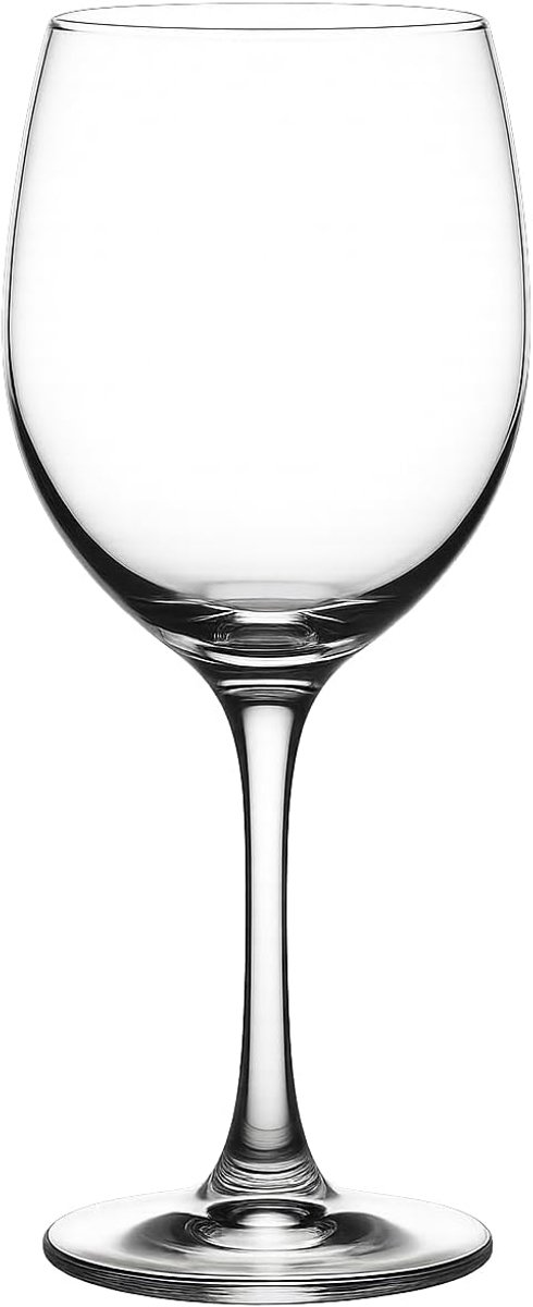 SnelShoppen - Witte wijnglazen set van 6 - 365 ml Alhena - Hoge kwaliteit, helder glas, vaatwasserbestendig, perfect voor feesten, diners en dagelijks