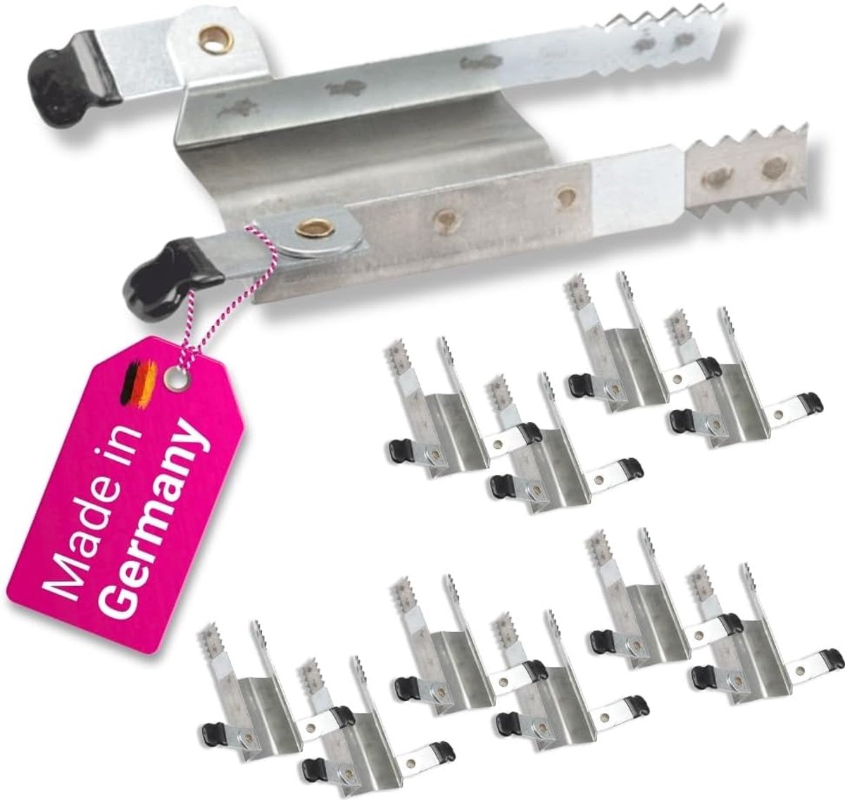 SnelShoppen - Effectieve Clamp Bescherming voor Rolluiken - Inbrekerspreventie, Geen Boren, Eenvoudig Plug-in, 10 Stuks Set - Hoge Blokkeer Kracht - V