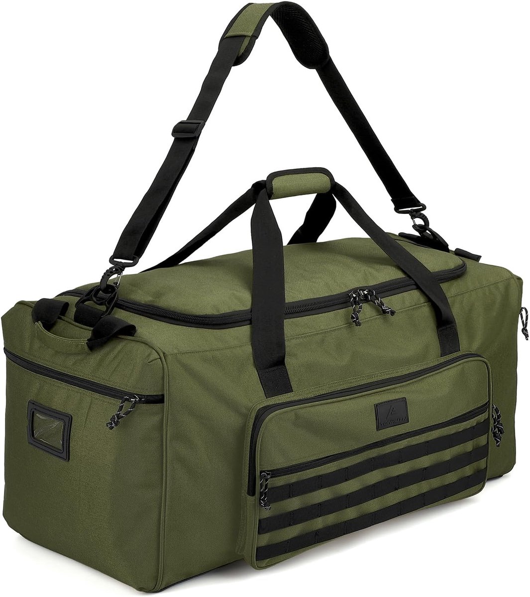 SnelShoppen - 125L Extra Large Duffle Bag voor Mannen en Vrouwen - Heavy Duty Tactical Sporttas - Groene Reis- en Sportholdall, 32 Inch