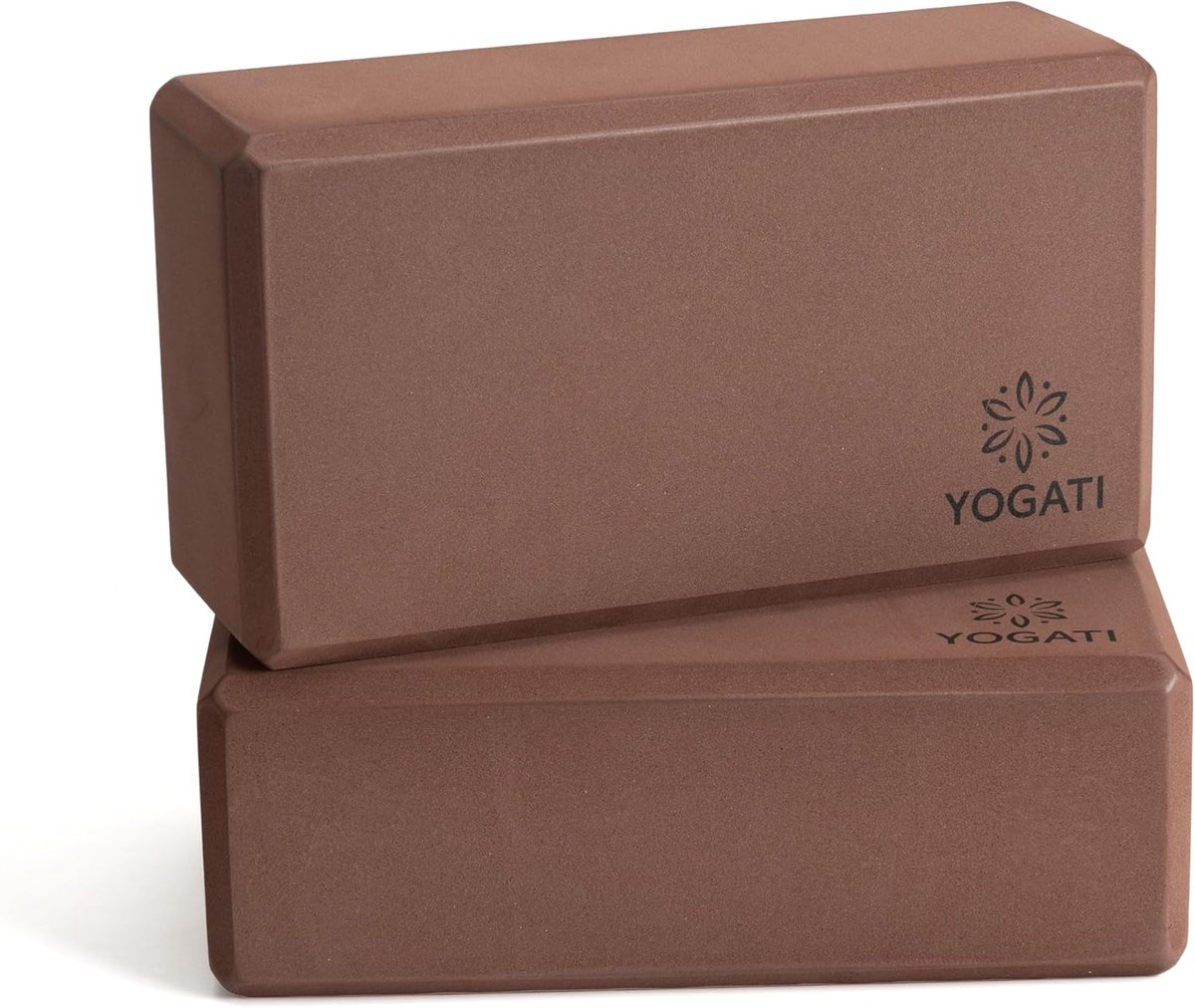 SnelShoppen - Yogablokken Set van 2 - Antislip EVA-schuim Yogastenen voor Beginners - Ondersteunend en Stevig - Ideaal voor Thuis Yoga en Training - K