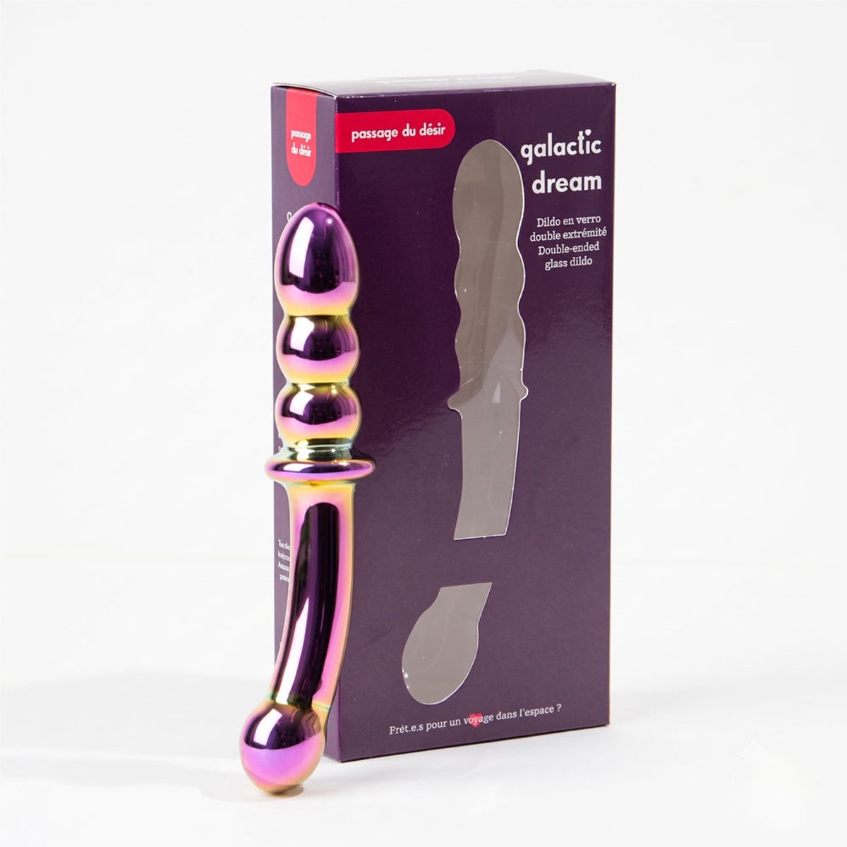 Glazen dildo Galactic Dream Passage du Désir