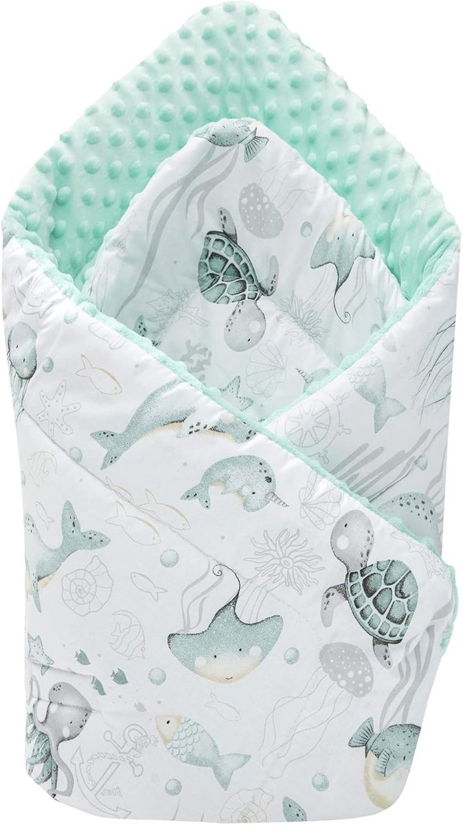 SnelShoppen - Steekkussen 75x75cm Minky Katoen Dubbelzijdig Zacht Multifunctioneel Anti-Allergisch voor Baby's - Perfect voor Kinderen en Thuis