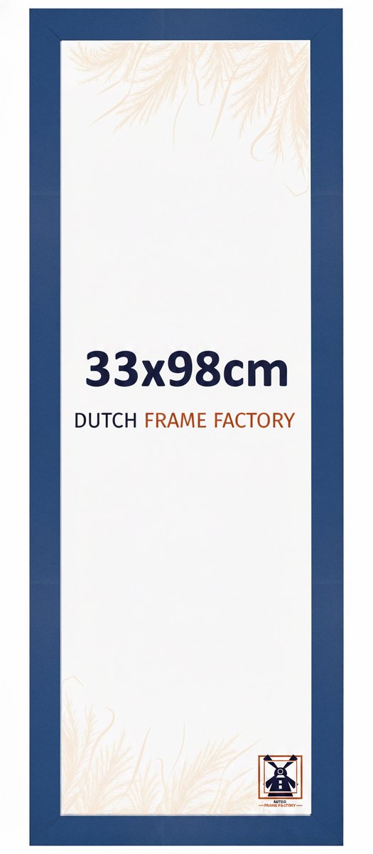 Fotolijst 33x98 cm - MDF - Donkerblauw - Benno