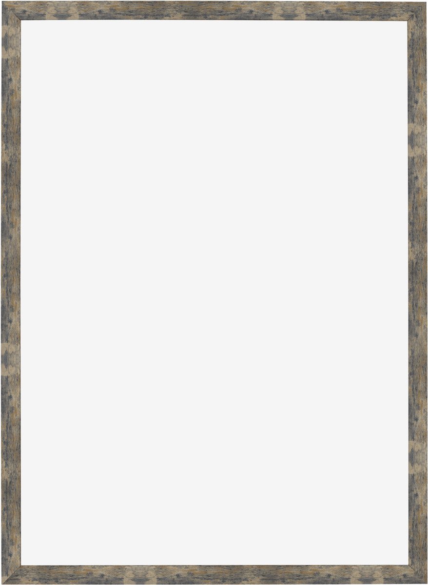 Fotolijst 21x30 cm - MDF - Blauw Goud Gemeleerd - Benno