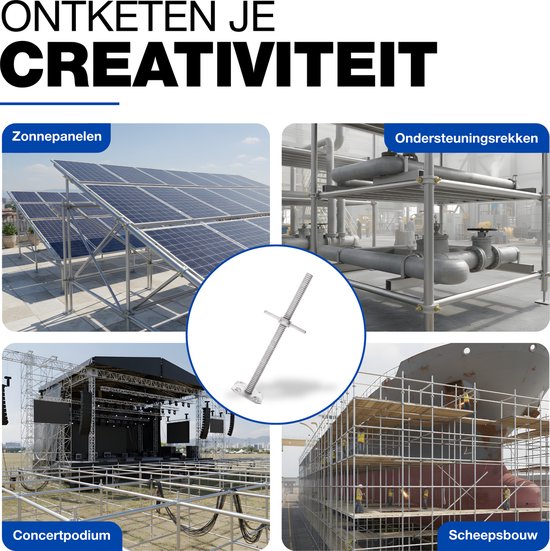 Ontketen je creativiteit met toepassingen zoals zonnepanelen, ondersteuningsrekken, concertpodium en scheepsbouw.