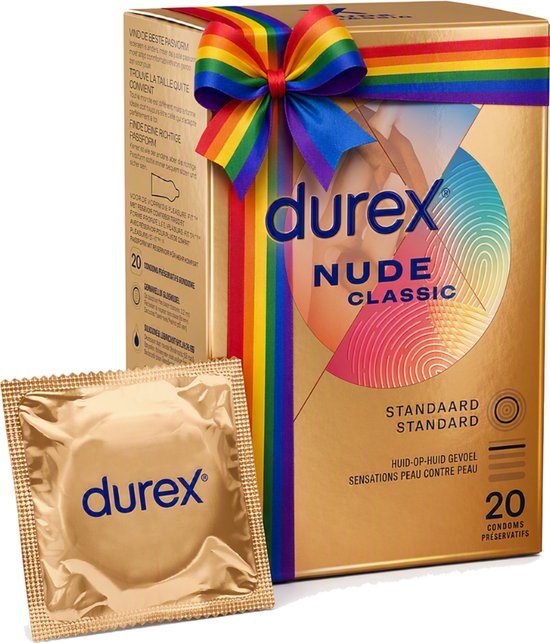 Durex Condooms Nude Huid-Op-Huid Gevoel - 20st - Ultra Dun