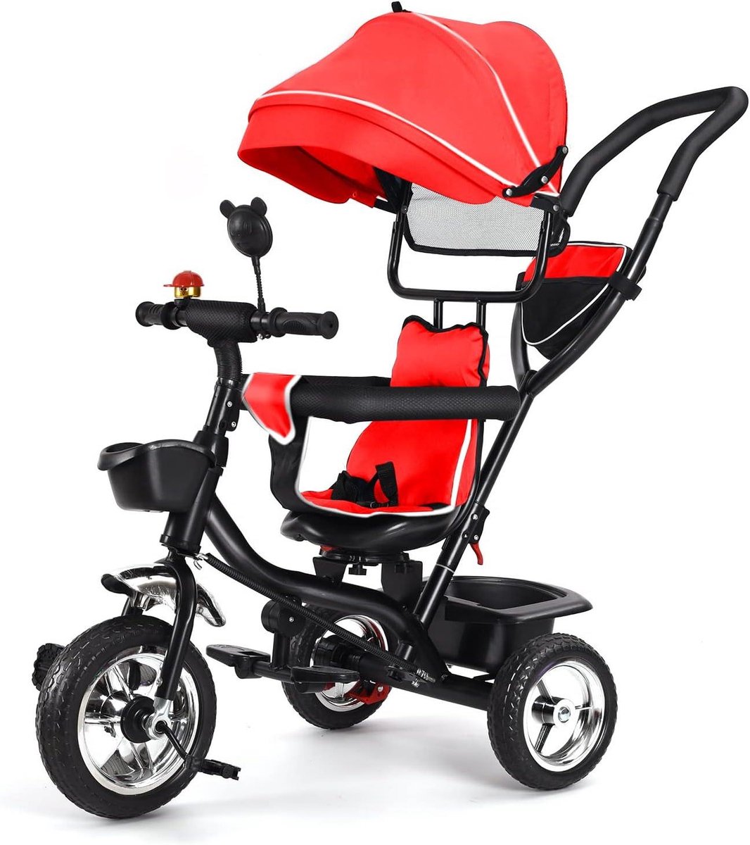 Driewieler voor kinderen - Loopfiets peuter - Samen op pad - 4-in-1 modulair ontwerp