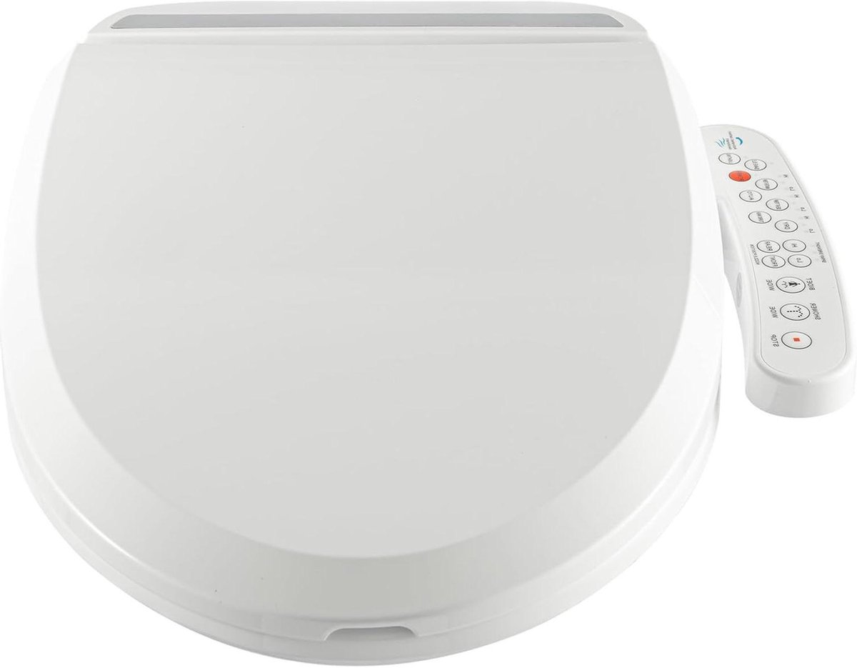 Smart Toiletbril - Bidet WC Douche - Persoonlijke Hygiëne - Verwarmde Zitting - 52x45cm - Wit