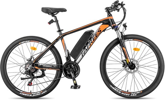 Fafrees 26 inch Elektrische Mountainbike - 250W Motor - Shimano 21 versnellingen - Mechanische Schijfremmen - Elektrische Fiets– Roestbestendige aluminiumlegering - 13AH –IPX4 Stadsfiets –Trekkingfiets –Zwart van FAFREES — afbeelding 2