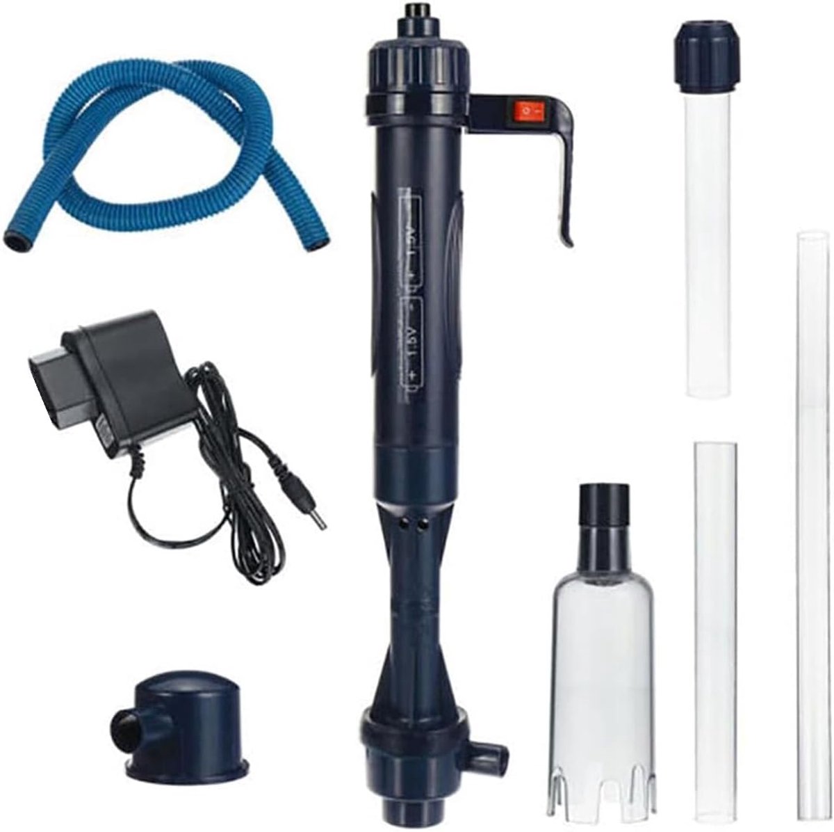 SnelShoppen - Aquariumwaterpomp Waterwisselmachine voor Gemakkelijk Waterverversen, Hoge Capaciteit, Duurzaam Materiaal, Ideaal voor Thuis Aquarium, C