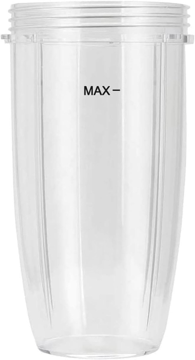 SnelShoppen - 710ml Vervangende Cup voor Hoge Snelheid Blender - Geschikt voor 600W en 900W Mixers - Duidelijke Mokken voor Smoothies, Sap en Meer - 2