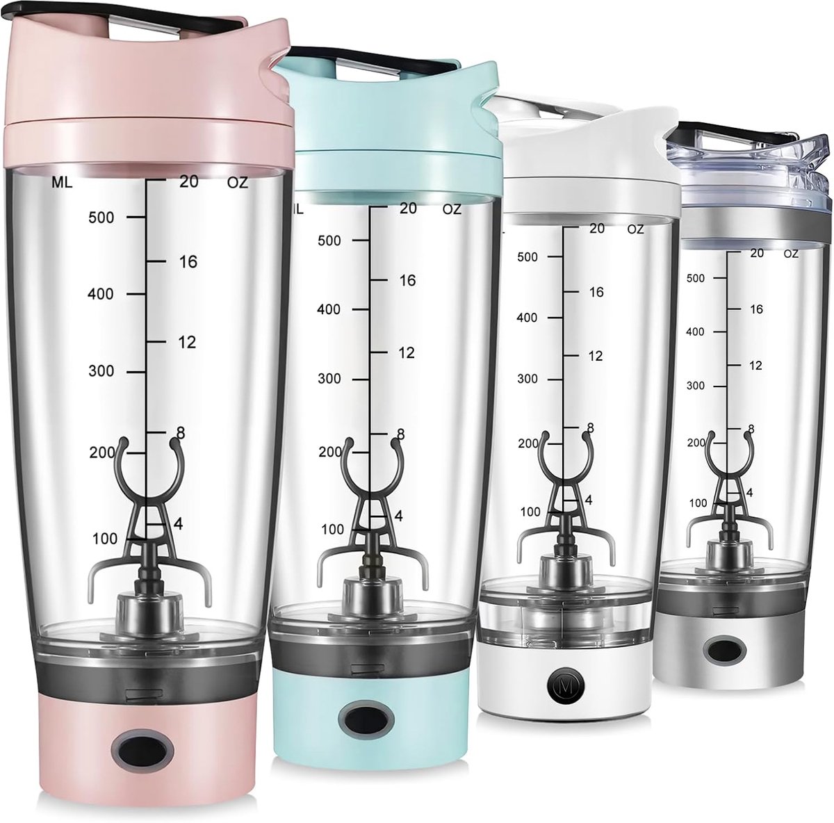 Elektrische Shaker - Automatische Proteïnemixer - Perfecte Romige Eiwtshakes - Roze - USB-C Oplaadbaar - BPA-vrij - Geschikt voor Sporter