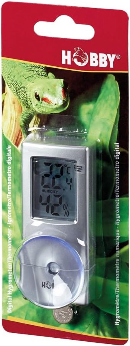 SnelShoppen - Digitale Hygrometer Thermometer DHT2 - Nauwkeurige Vocht- en Temperatuurmeting - Ideaal voor Huis, Tuin, Kantoor en Camping - Compact en