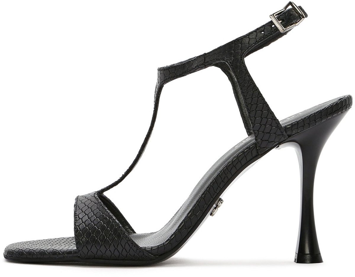 DERIMOD Leather High Heeled Sandals Leather High Heeled Sandals