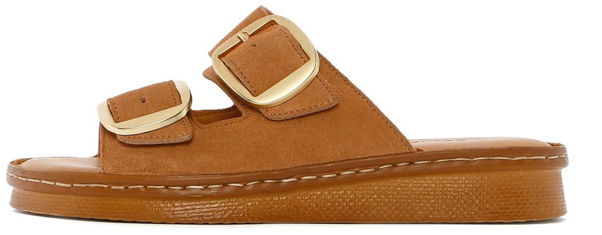 DERIMOD Mules Suede Leather Mules
