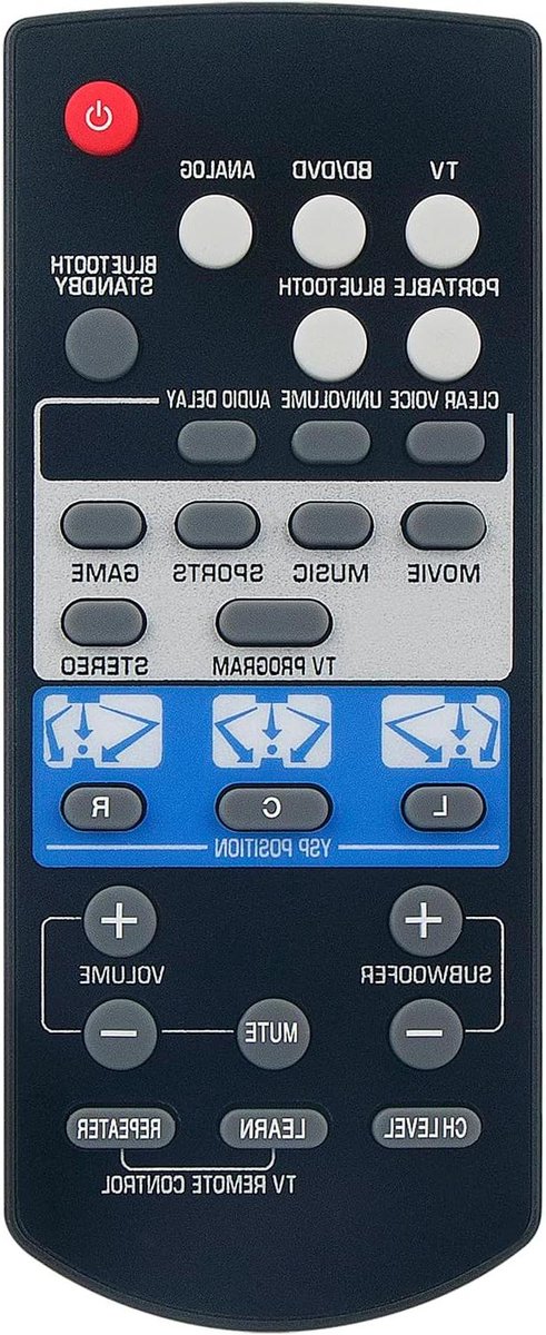 Vervangende Afstandsbediening - Universele Bediening - Soundbar Bediening - Directe Werking - 10 Meter - Zwart