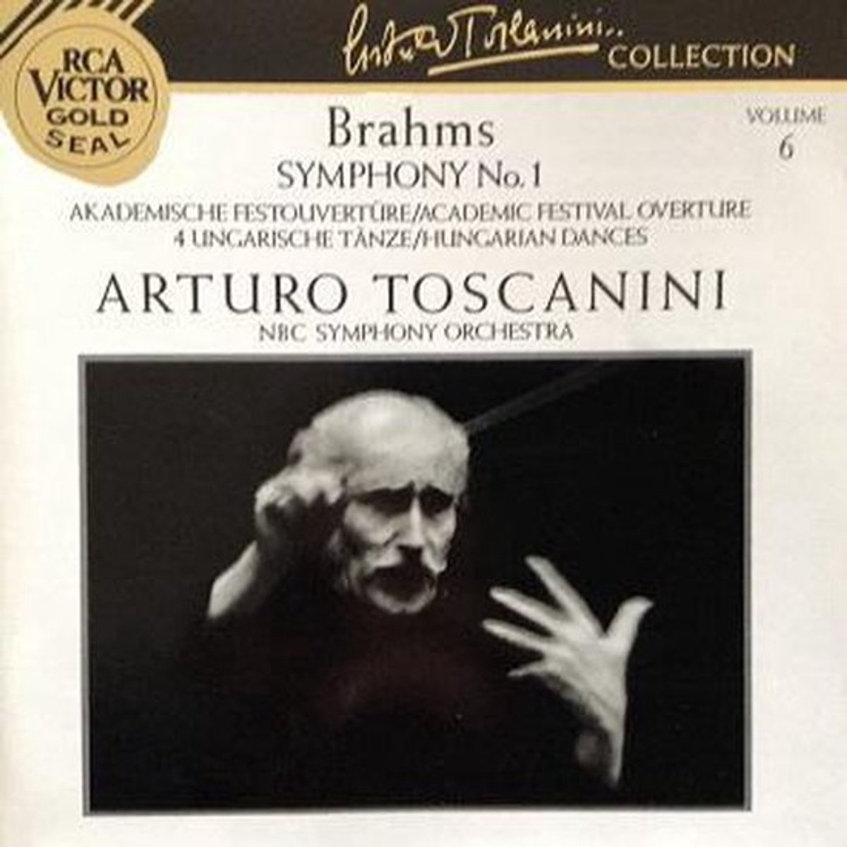 1-CD BRAHMS - SYMPHONY NO. 1 - ARTURO TOSCANINI