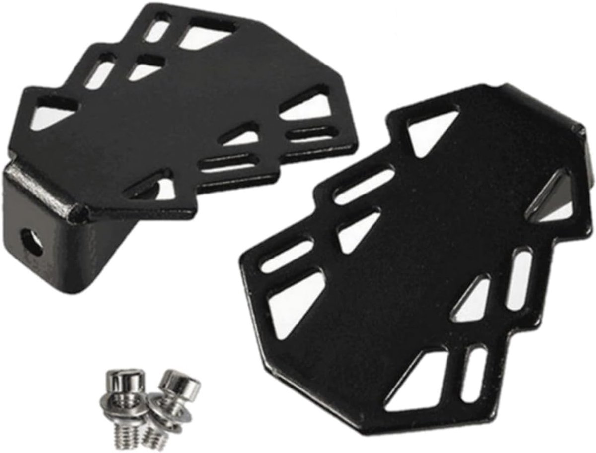 SnelShoppen - Fietspedaal Achter, Voetsteun Pedalen voor Fiets, Aluminium Legplaten, 1 Paar, 6.3cm x 5cm, Eenvoudig Te Monteren voor Fietsen