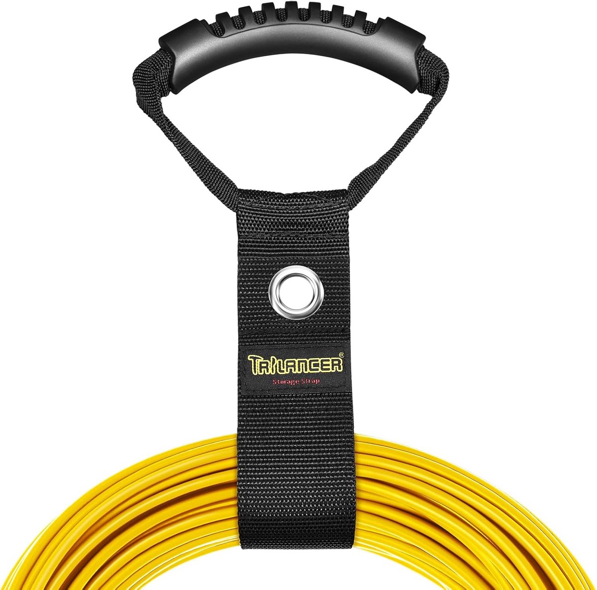 SnelShoppen - Cords and Hoses Organizer Set van 2 Stuks met Handgreep, 43cm Heavy-Duty Draagriem met Klittenbandsluiting voor Tuin- en Zwembadslangen,