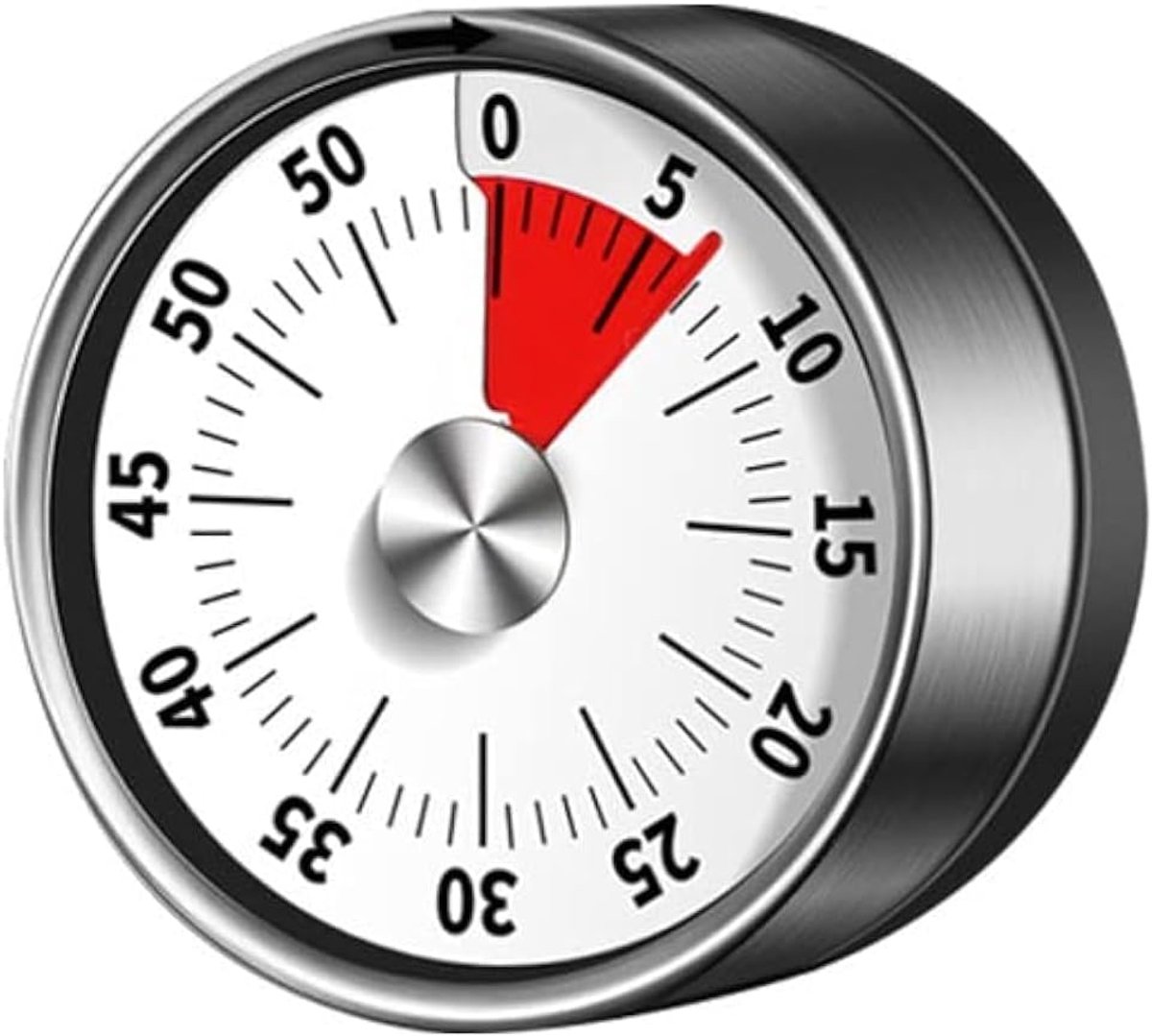 SnelShoppen - Kookwekker Mechanisch en Magnetisch Timer voor Koken, Bakken en Fitness, Instelbaar van 1 tot 60 Minuten, Ideaal voor Kinderen en Volwas