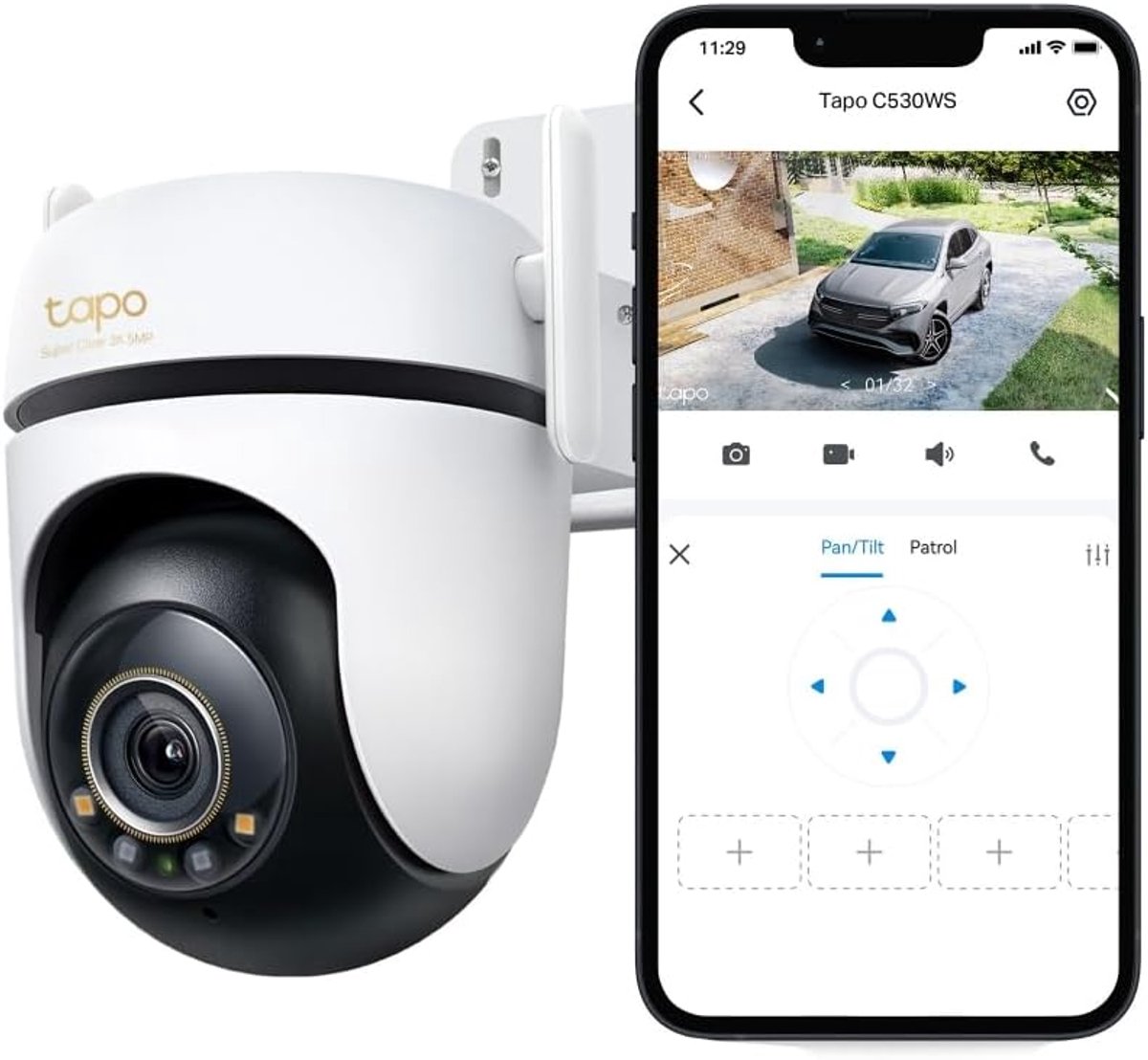 Video Deurbel met Camera 2K – Draadloos – Kleuren Nachtzicht – Bewegingsdetectie – Tweeweg Audio – MicroSD tot 512GB