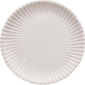 10x Assiettes plates en carton blanc 23 cm - Assiettes en carton jetables - Assiettes de fête - Décoration de table Articles de fête