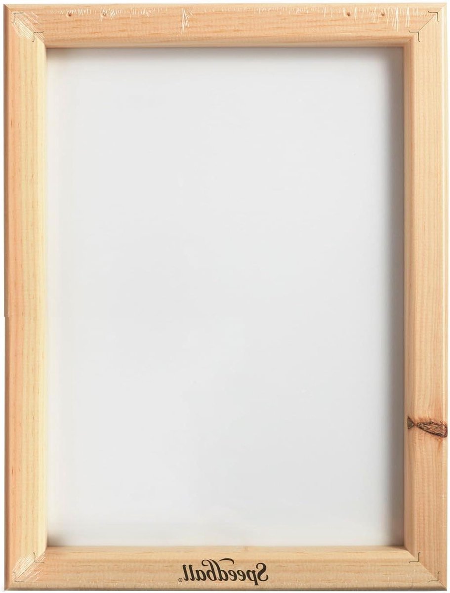 Afdrukscherm - Zeefdruk frame - Creatief printen - Professioneel polyester - 25 x 30 cm - Wit