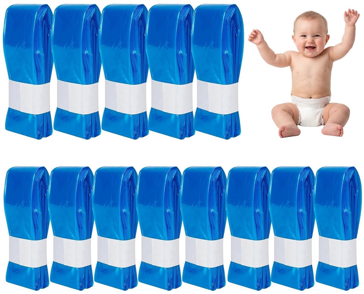 SnelShoppen - 13 Stuks Luieremmer Navullingen, Grote Capaciteit, Verdikt, Geurloos, Luiervoer Voor Baby's, Compatibel Met Alle Merken en Modellen, Ide