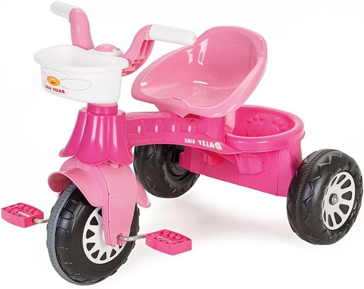 Driewieler Speelgoed - Kindervelocipede - Buiten Spelen - Schroefloos Ontwerp - 56 cm Lengte - Geel