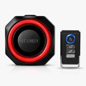 Securely 4-in-1 Fietsalarm met Achterlicht en Afstandsbediening – 110 dB Anti-Diefstal Alarm – Automatisch Remlicht – Elektronische Fietsbel – IP65 Waterbestendig – USB-C Oplaadbaar – voor Fiets, E-Bike en Fatbike