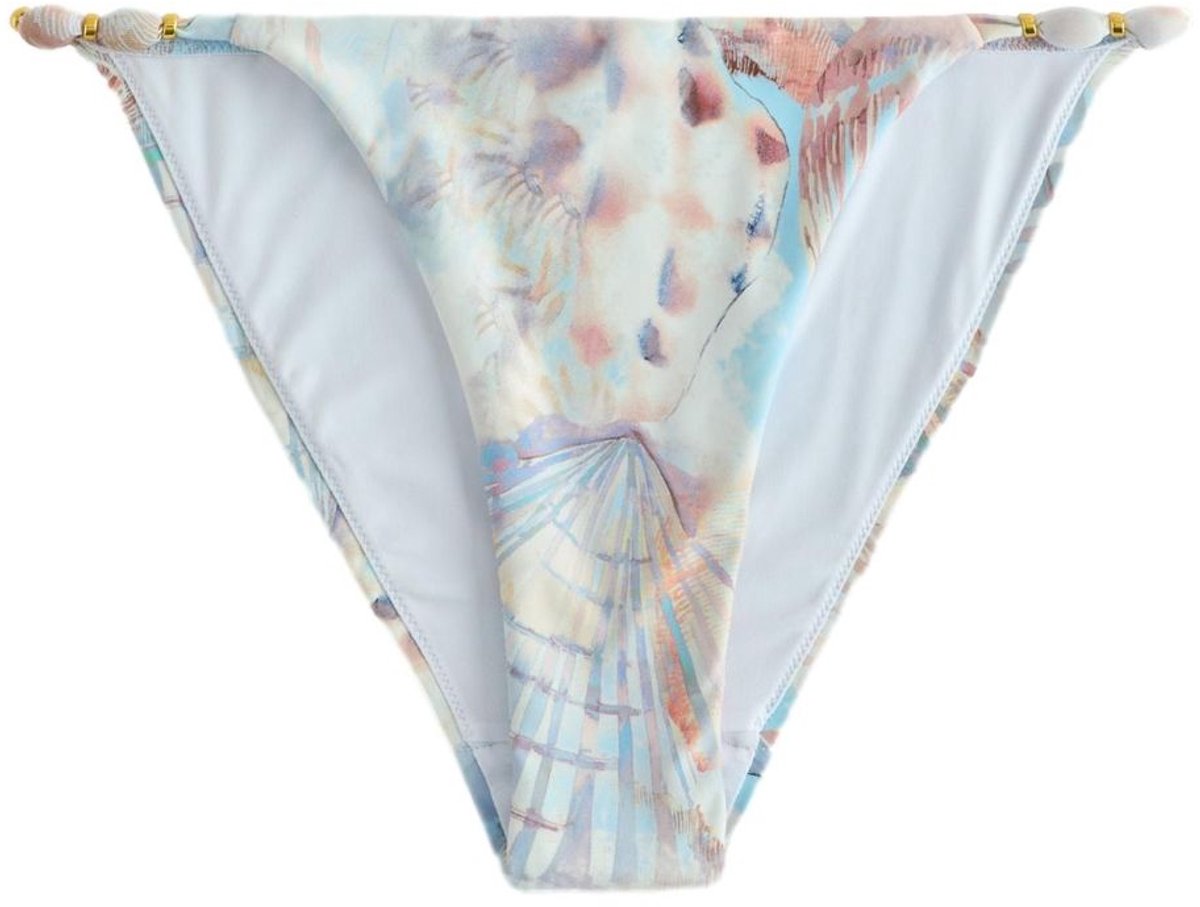 Next - Dames - Tangabikinislip met kralen - Blauw