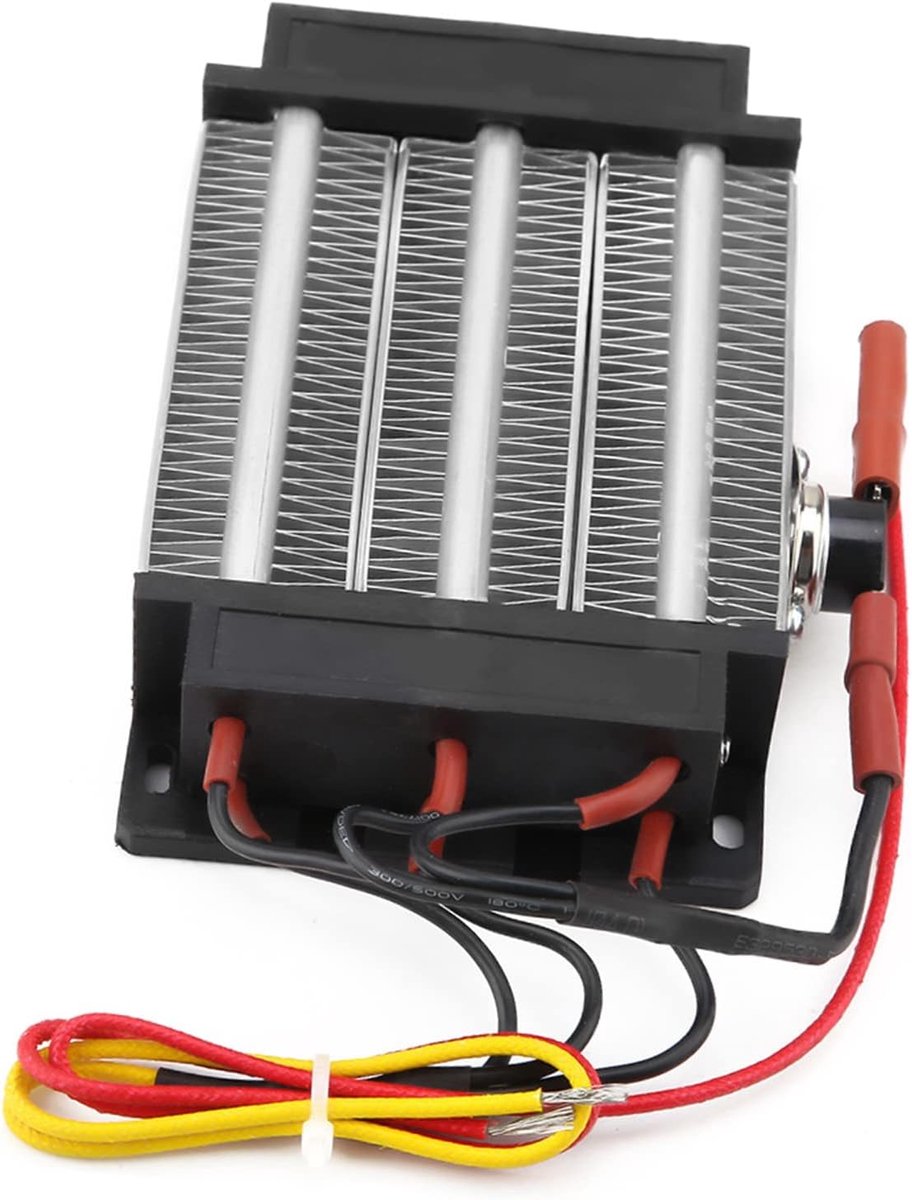 SnelShoppen - 600W 220V PTC Keramisch Verwarmingselement met Thermostaat - Veilig en Efficiënt - Ideaal voor Huis, Tuin en Camping