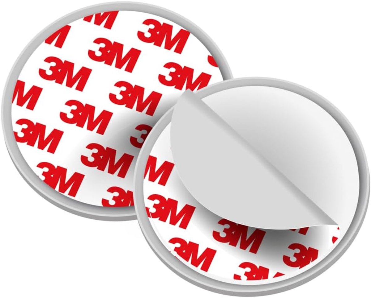 SnelShoppen - Magnetische Bevestigingen voor Rookmelder - 70 mm - Toolvrij, Adhesief, Geen Drogen, Voor Plafondbevestiging, Rookdetectie Accessoire