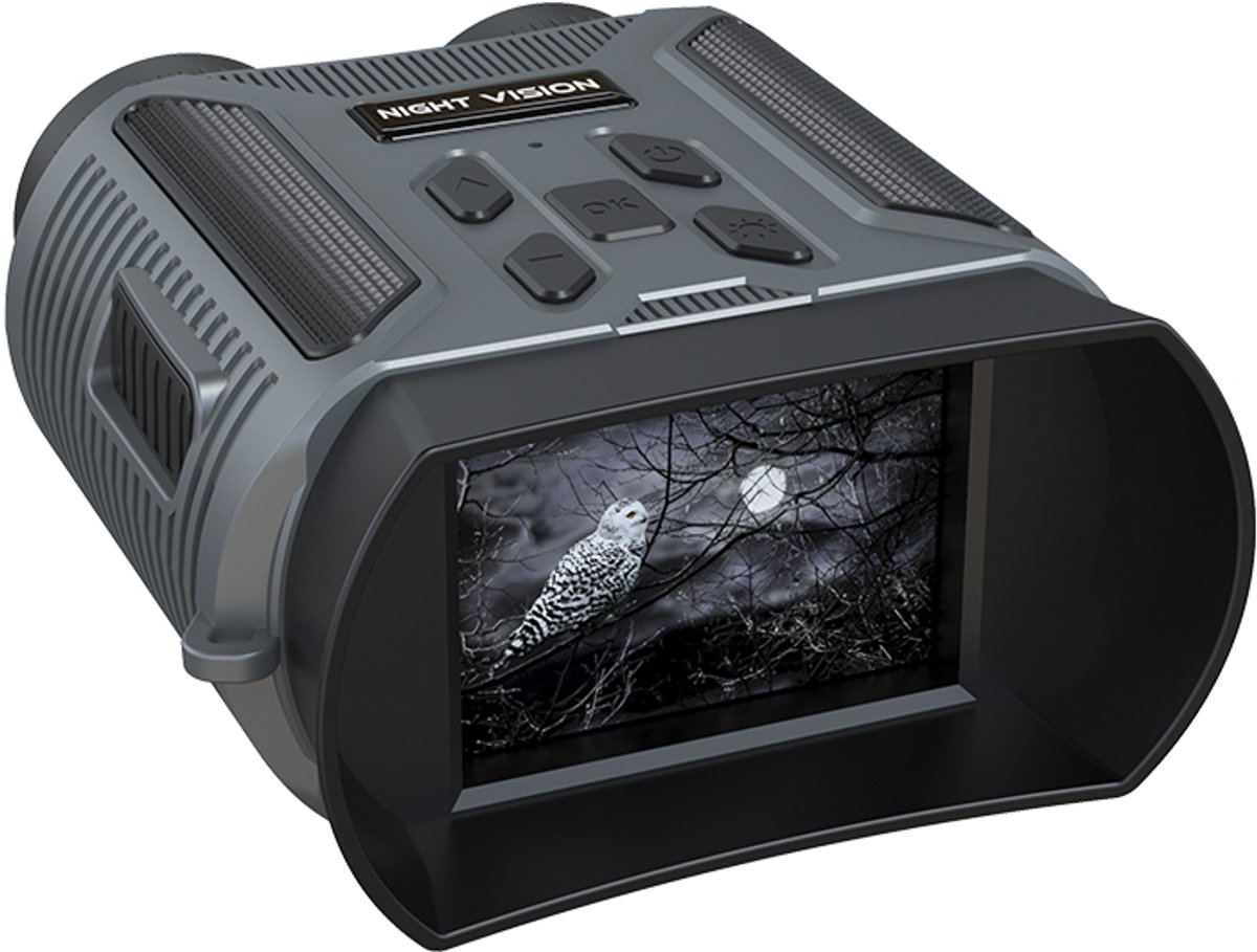 Nexeli NX-NVS-220 Digitale Nachtkijker - 12MP - Full HD 1080P - 8x Digitale Zoom - 2.4 Inch LCD Scherm - Infrarood Nachtzicht tot 300 Meter - Oplaadbaar