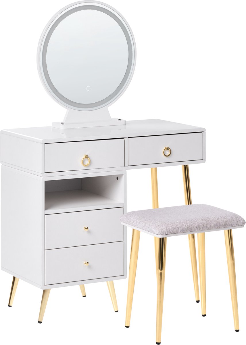 YVES - Kaptafel - Wit - MDF