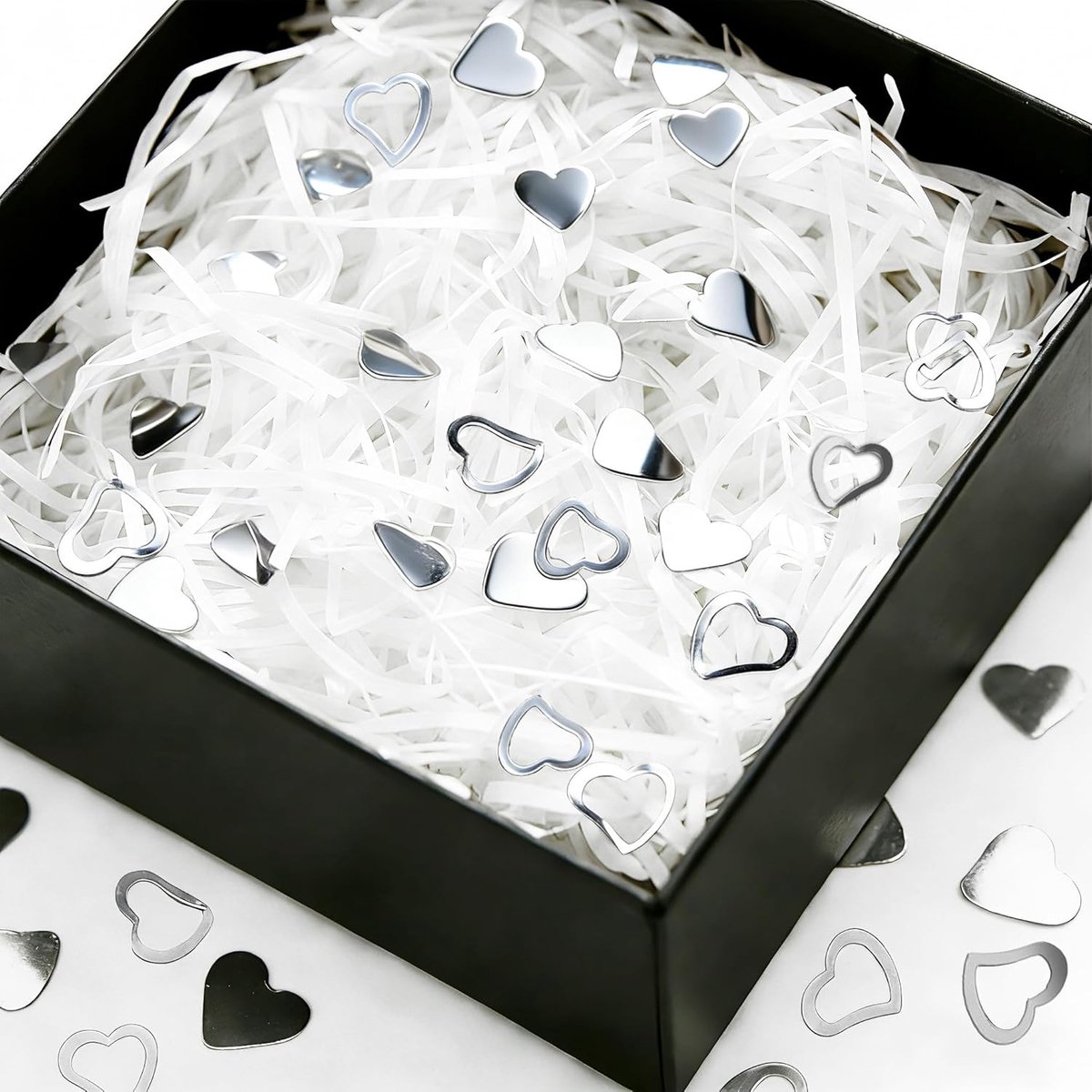 SnelShoppen - Wit Versnipperd Tissuepapier voor Geschenkdozen - Zacht Materiaal - Decoratie voor Verjaardag, Kerst, Pasen, Valentijnsdag en Meer - Bes