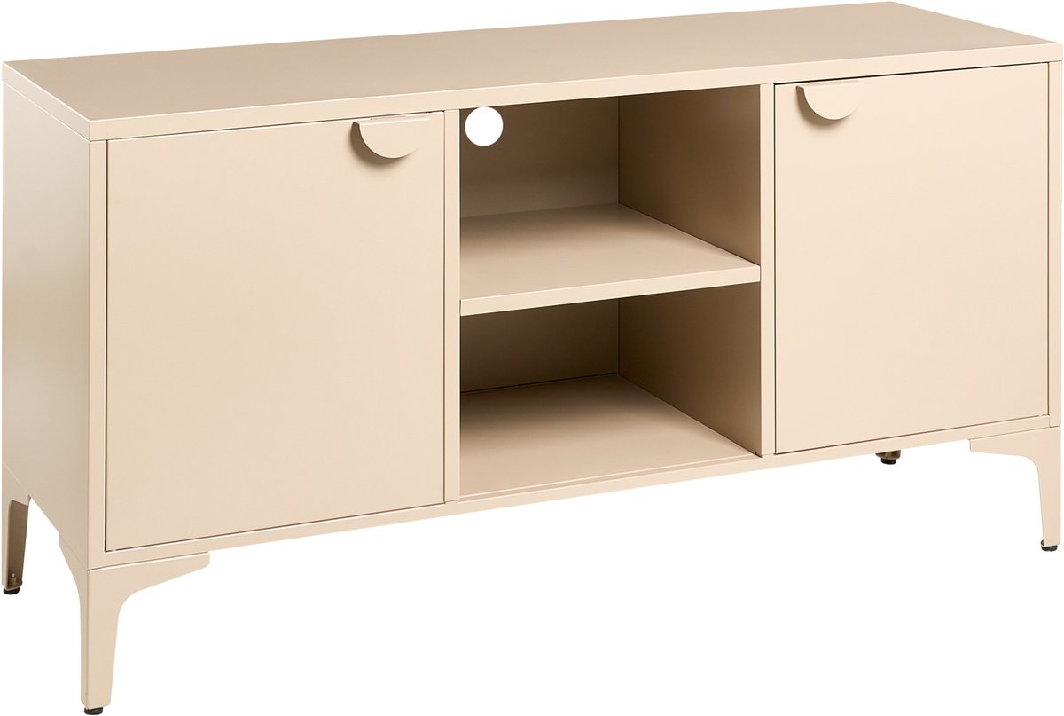 ARDURA - TV-meubel - Beige - Staal