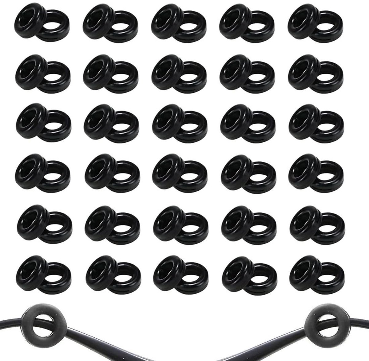 Solidchoice - 30 Paar Antislip Silicone Brillenhouders voor Zonnebrillen