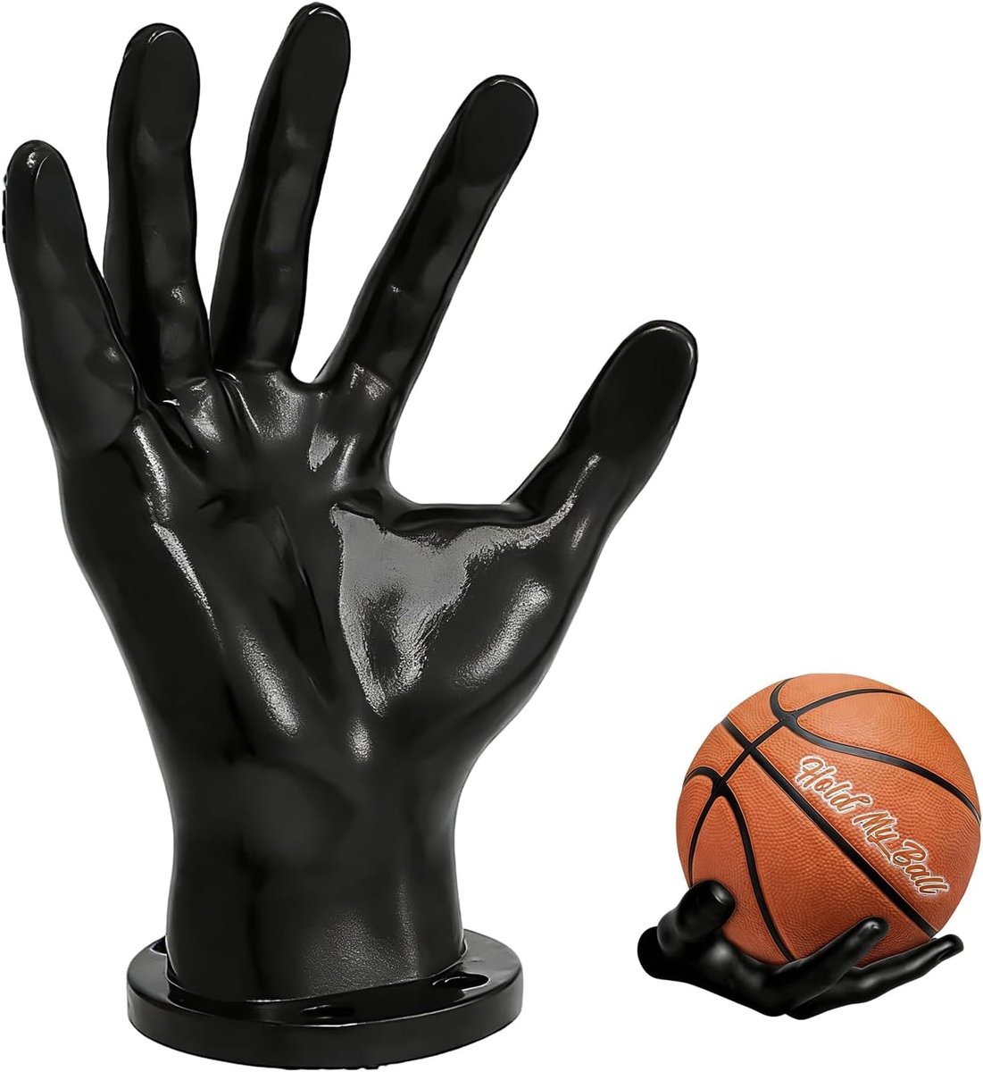 Basketbalhouder voor aan de muur - PVC materiaal - Palm design - Perfecte decoratie voor sportliefhebbers - ShopVlot