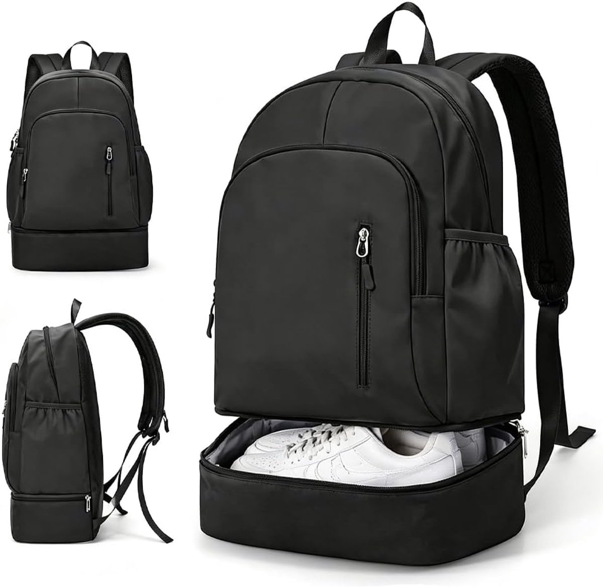 Sportrugzak met schoenenvak - waterdicht - voor fitness en zwemmen - unisex - ShopVlot