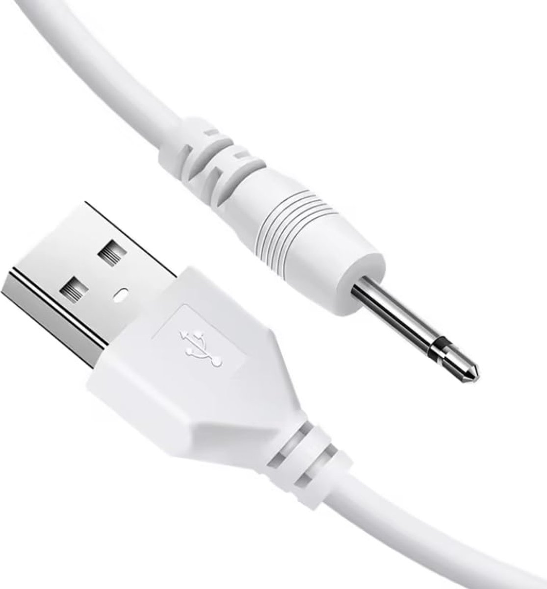 USB naar DC 2.5mm kabel 1 meter - 5V oplaadkabel - voor massagers en toys - betrouwbare verbinding - ShopVlot