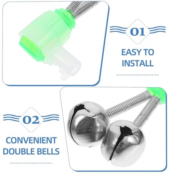 5 Stuks Antivallen Bel Indicator voor Vissen - Bijtel Indicatoren voor Zeevissen en Accessoires — afbeelding 2