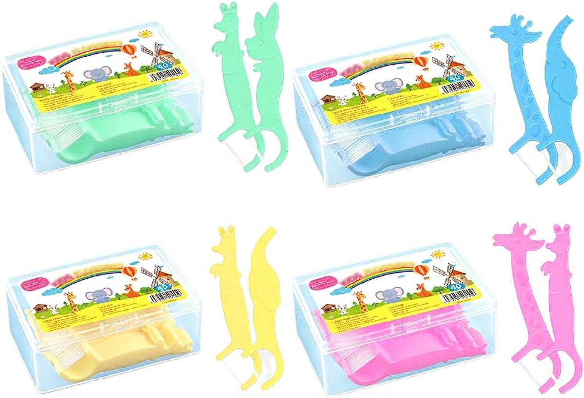 Tanddraadstaafjes 160 stuks - Kunststof - Ergonomisch handvat - Effectieve interdentale reiniging - ShopVlot