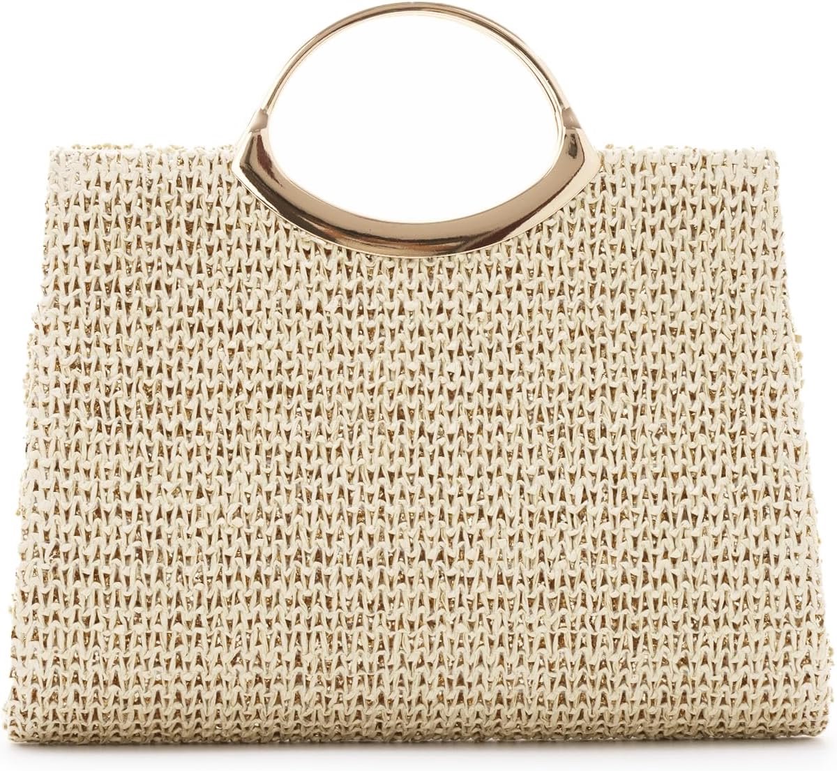 Vrouwen Stro Clutch Portemonnee - Geweven Strandtas - Handig voor Vakantie - ShopVlot