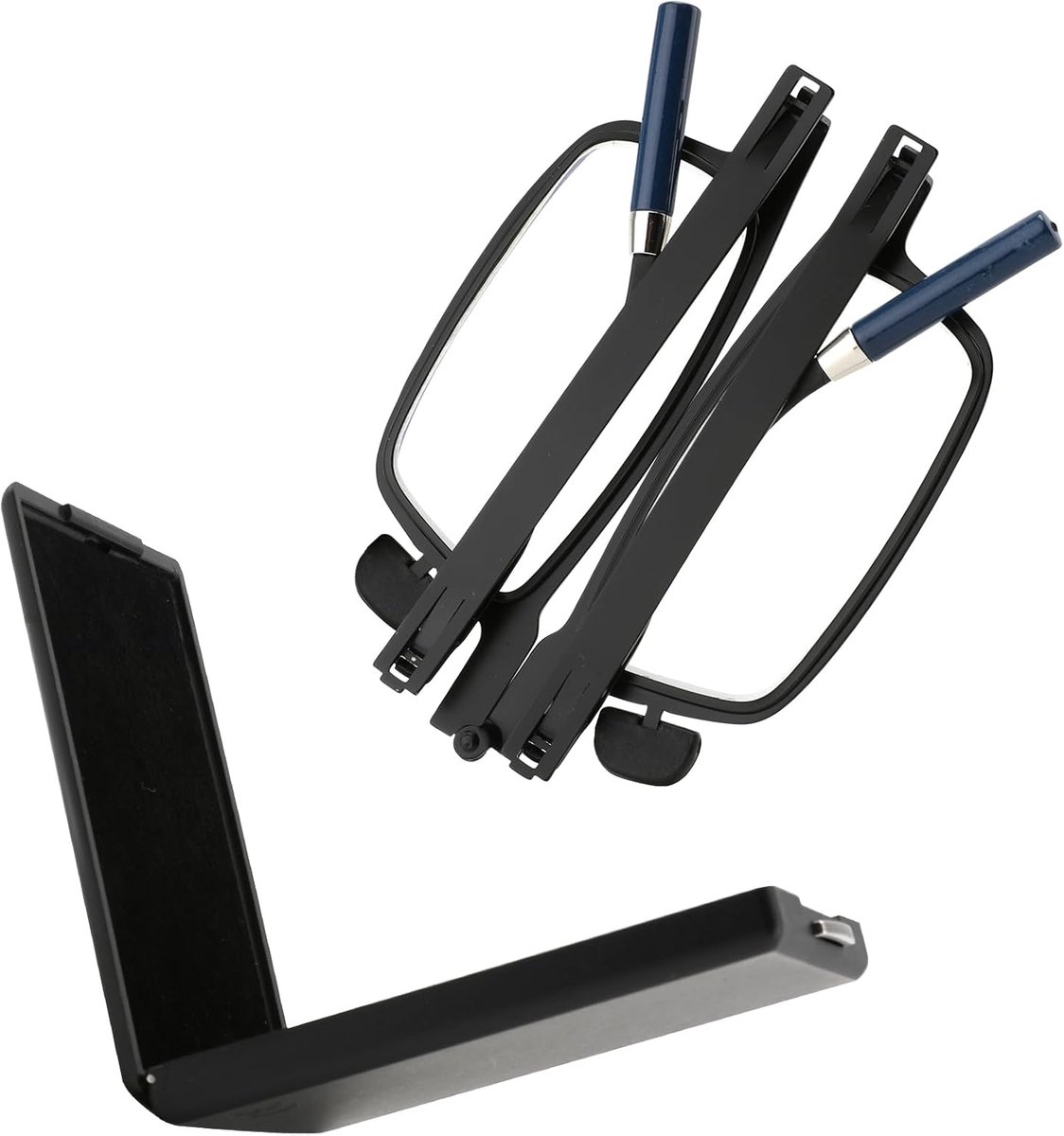 Missfive Sophisticated Foldable Reading Glasses Blue Light Filtering Computer Reading Glasses For Men With Compact - ShopVlot