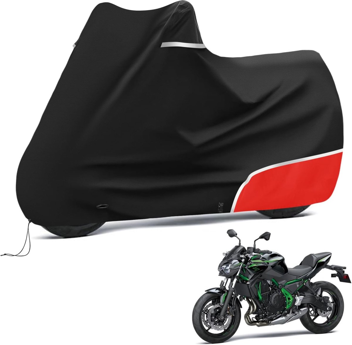 Motorhoes Outdoor voor Kawasaki Z650 Z900 Z1000 Z750 zonder kofferbak - ShopVlot