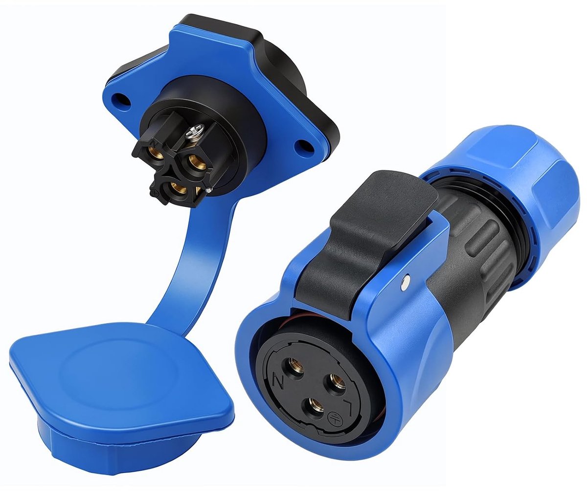 FD20 3-pins IP68 Stofdichte Quick Disconnect Plug, Schroefterminal Vaste Installatie Ontwerp, Perfect voor Instrument - ShopVlot